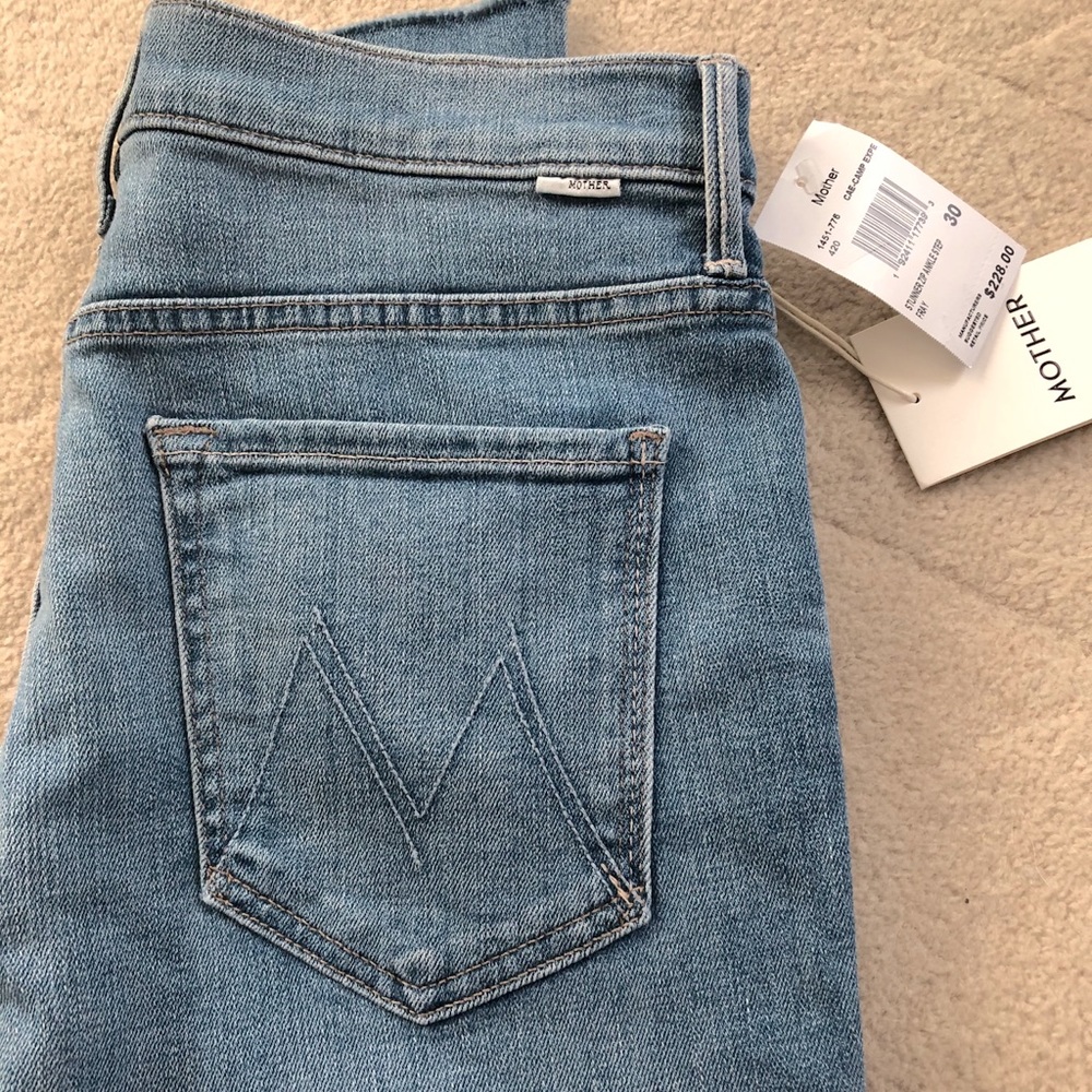 🔥$228 MOTHER denim stunner CAMP EXPERT 30 NWT🔥
